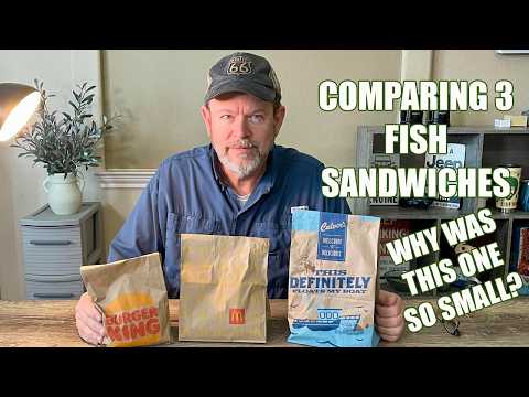 COMPARING FISH SANDWICHES FROM MCDONALD'S BURGER KING AND CULVERS