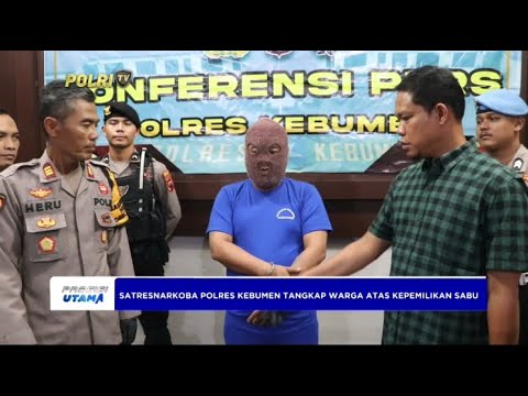 SATRESNARKOBA POLRES KEBUMEN TANGKAP WARGA ATAS KEPEMILIKAN SABU