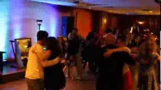 Claudio Strang & Isabella Szymonowicz tango dancing at 'Pizperita' in Chicago