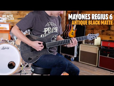 No Talking...Just Tones | Mayones Regius 6 Antique Black Matte