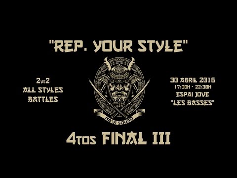 "4tos Final III Rep  Your Style 2vs2 All Styles Battles" [Misty-k & Hellboy vs  Summer & Izaskun]