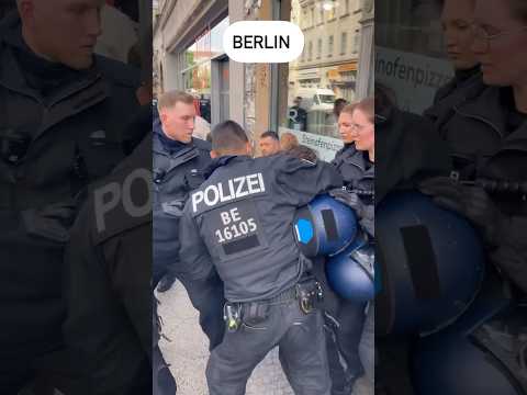 Berlin police take action #police #berlin #palestine
