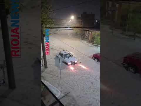 📍 FUERTE GRANIZADA EN RÍO TERCERO, CÓRDOBA