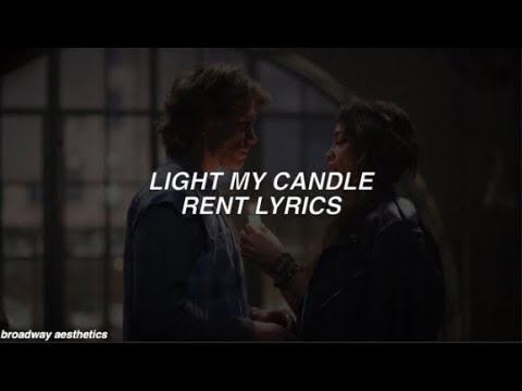 Light My Candle - Rent Lyrics