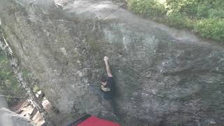Video thumbnail of Trinkgrund, 7B+. Sněžník