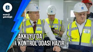 Akkuyu NGS’nin 1. Güç Ünitesi Kontrol Odası çalışmaya hazır