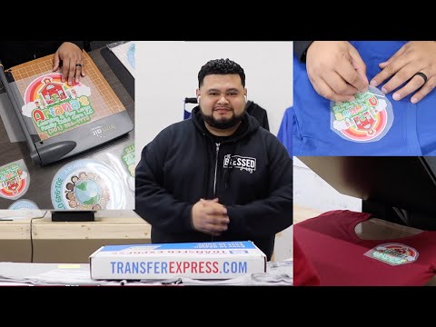YouTube video about: How to make full color screen print transfers?