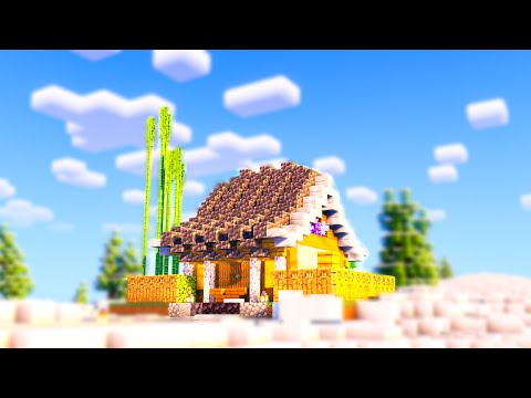 Minecraft How to build a Easy Survival Starter House - Tutorial