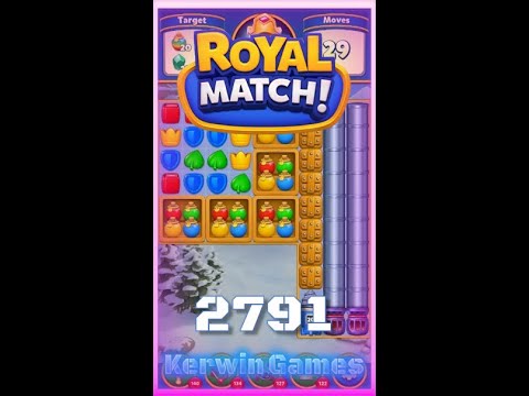 Royal Match Level 2791 - No Boosters Gameplay