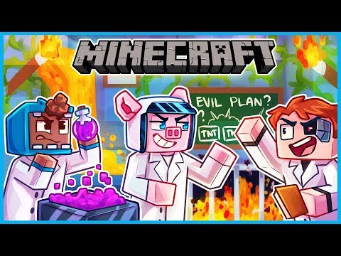 crafting invisibility potions to prank our friends in minecraft... ep 7