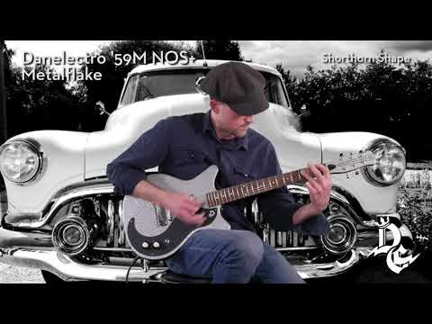 Danelectro 59M NOS+ Metalflake 60th Anniversary 2019 - Present - Silver Metalflake image 8