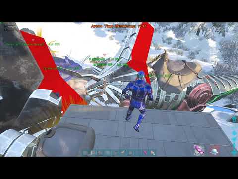 Ark in 4k - Gamma Megapithecus - 15kHP 630% Therizino w/100 armor saddles