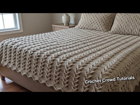 Crochet Turkish Tutorial  beautiful For blankets #crochet/Easy Design For Beginners 