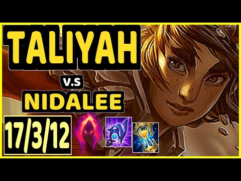 ONFLEEK (TALIYAH) vs NIDALEE - 17/3/12 KDA JUNGLE GAMEPLAY - KR Ranked GRANDMASTER