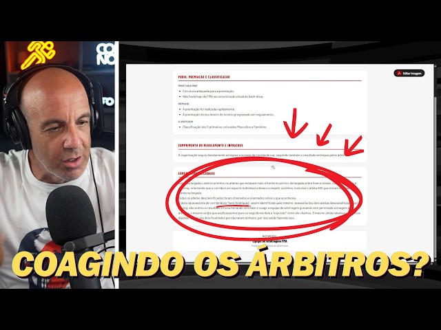 Corredores ELIMINADOS e ÁRBITROS HUMILHADOS em Prova