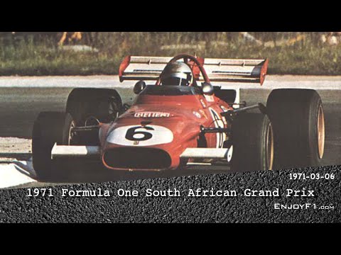 1971 F1 South African Grand Prix Line Racing