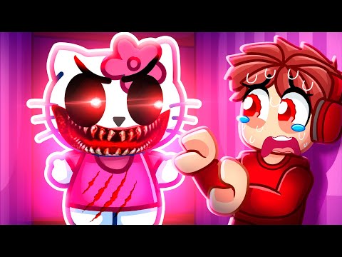 Surviving EVIL Hello Kitty in Roblox