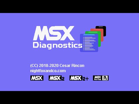 MSX Diagnostics v1.0.0.