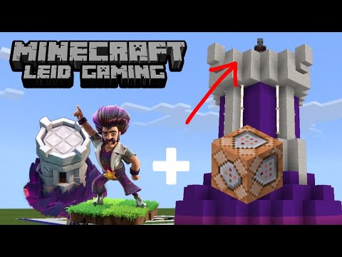 Leid Gaming - Wizard Tower in Minecraft Bedrock Commands 1.16/1.17+ with Free Map Download