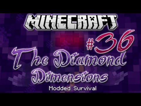 "TRANSFORMATION POWDER" | Diamond Dimensions Modded Survival #36 | Minecraft