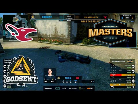 mousesports vs GODSENT | Highlights | Dreamhack Masters Winter