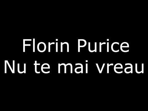 Florin Purice-Nu te mai vreau s-a terminat-2014-2015