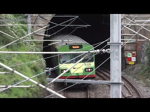 IE 8300 Class Dart Train number 8326 - Vico Road Tunnel, Dalkey