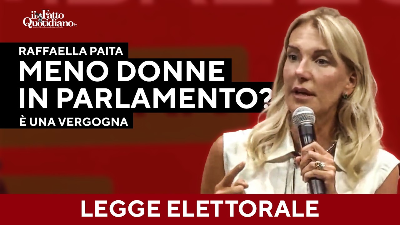 Paita contro Meloni: “Vuole una legge elettorale per imbullonarsi alla poltrona”