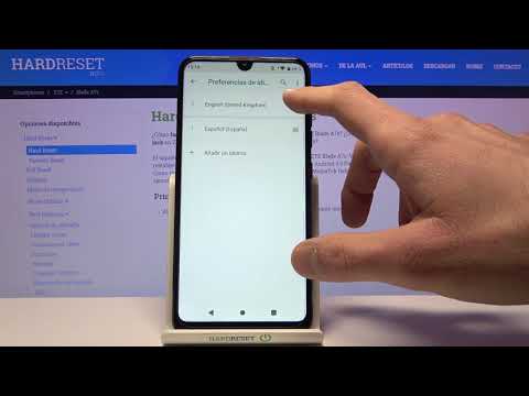 How to change the language on ZTE Blade A7s - language settings