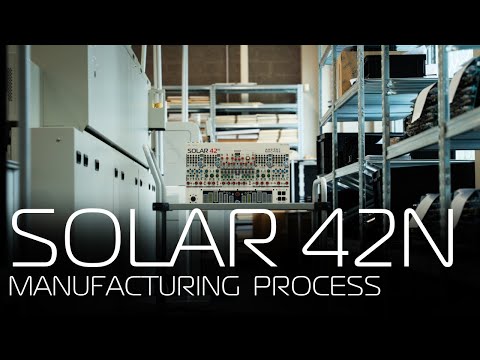 From Metal to Space: SOLAR 42N | Synthesizer Manufacturing