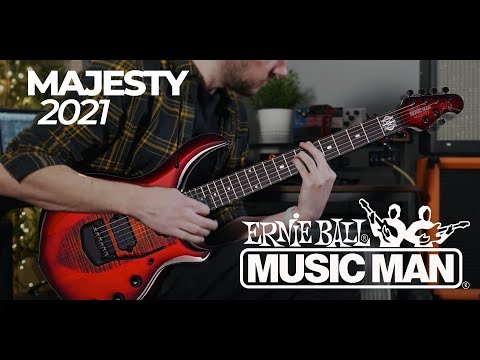 Ernie Ball Music Man John Petrucci Signature Majesty 6  Ember Glow image 8