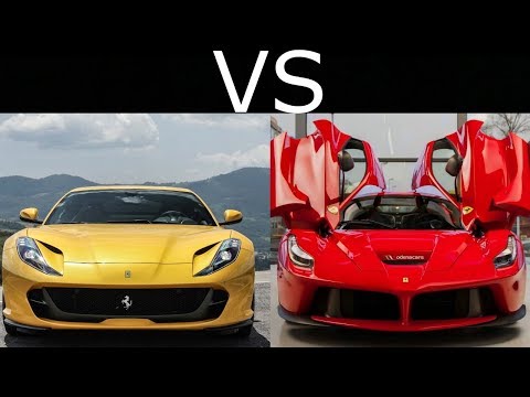 Ferrari 812 Superfast vs Ferrari Laferrari