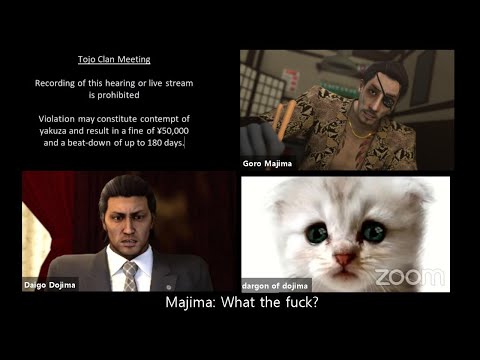 Yakuza Fanimated - Typical online Tojo clan meeting