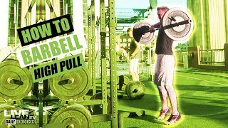BARBELL HIGH PULL exercise video thumbnail