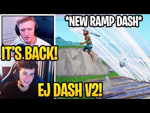 Streamers Show *NEW RAMP DASH* in Fortnite Chapter 2! (EJ DASH V2) Video