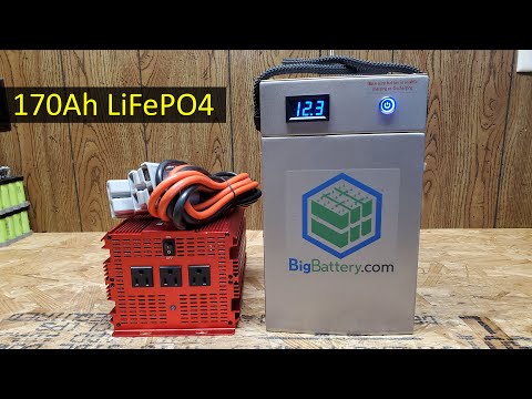 BigBattery "OWL" 12V 170Ah LiFePO4 Battery, Review and Teardown