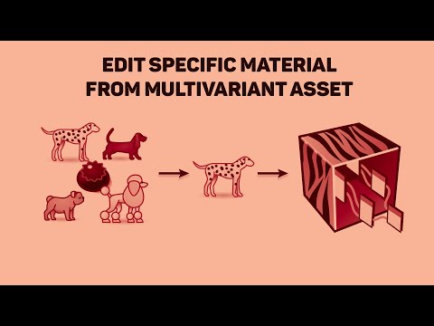 Houdini USD | Modify Specific Material from a Multivariant Asset