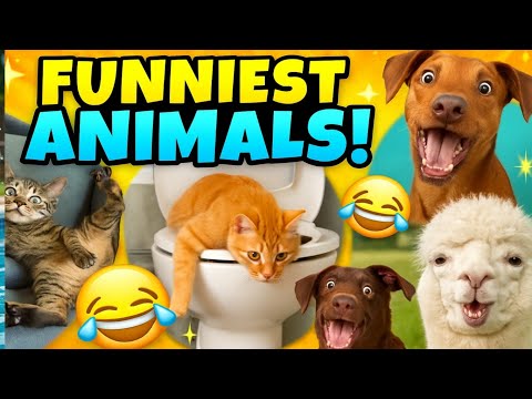 Lachkrampf-Challenge: Ultimative lustige Tier-Compilation 2025 😂