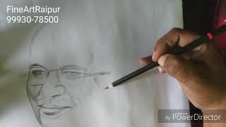 preview picture of video 'छत्तीसगढ़ मुख्यमंत्री भूपेश बघेल जी CM LIVE DRAWING PAINTING FineArtRaipur'