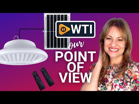 HULPPRE Solar Shed Light-Daytime or Night - WTI product video review
