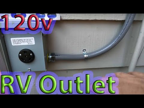 30 Amp RV Outlet Install. How to DIY Electrical Receptacle Wiring for RV. RV Plug