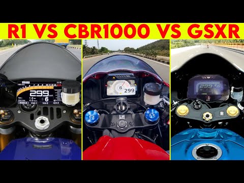 (2026) CBR 1000RR VS Yamaha R1 VS GSXR 1000 | 0 TO 300 | TOPSPEED !!!