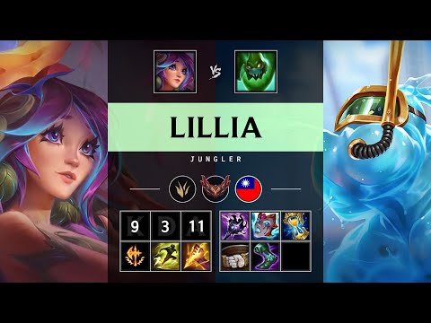 Lillia Jungle vs Zac - TW Grandmaster Patch 25.19