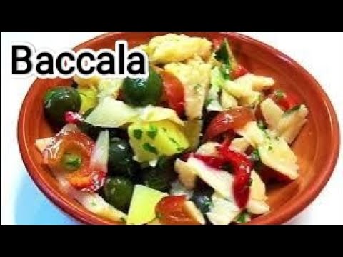 BACCALA BEST Way to Prepare Salad Recipe Italian. Salt Cod recipe Neapolitan style.
