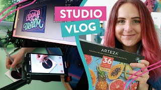 Studio Vlog | Productivity, Pens & Packing Orders | 029