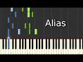 [In Flames - Alias] Piano Tutorial 