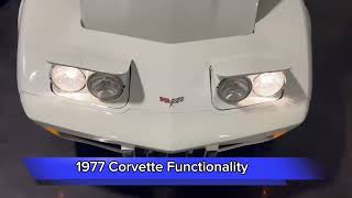 1977 Chevrolet Corvette L82 Functionality