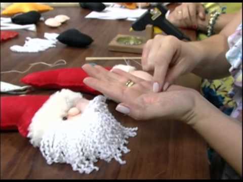 MULHER.COM 01/11/2012 RENATO BISPO - ENFEITE DE PORTA (PAPAI NOEL ESTRELA) 02