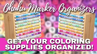 OHUHU MARKER ORGANIZATION | Get Your Coloring Supplies Organized! | Adult Coloring