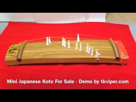 Mini Japanese Koto For Sale - Demo by tkviper.com